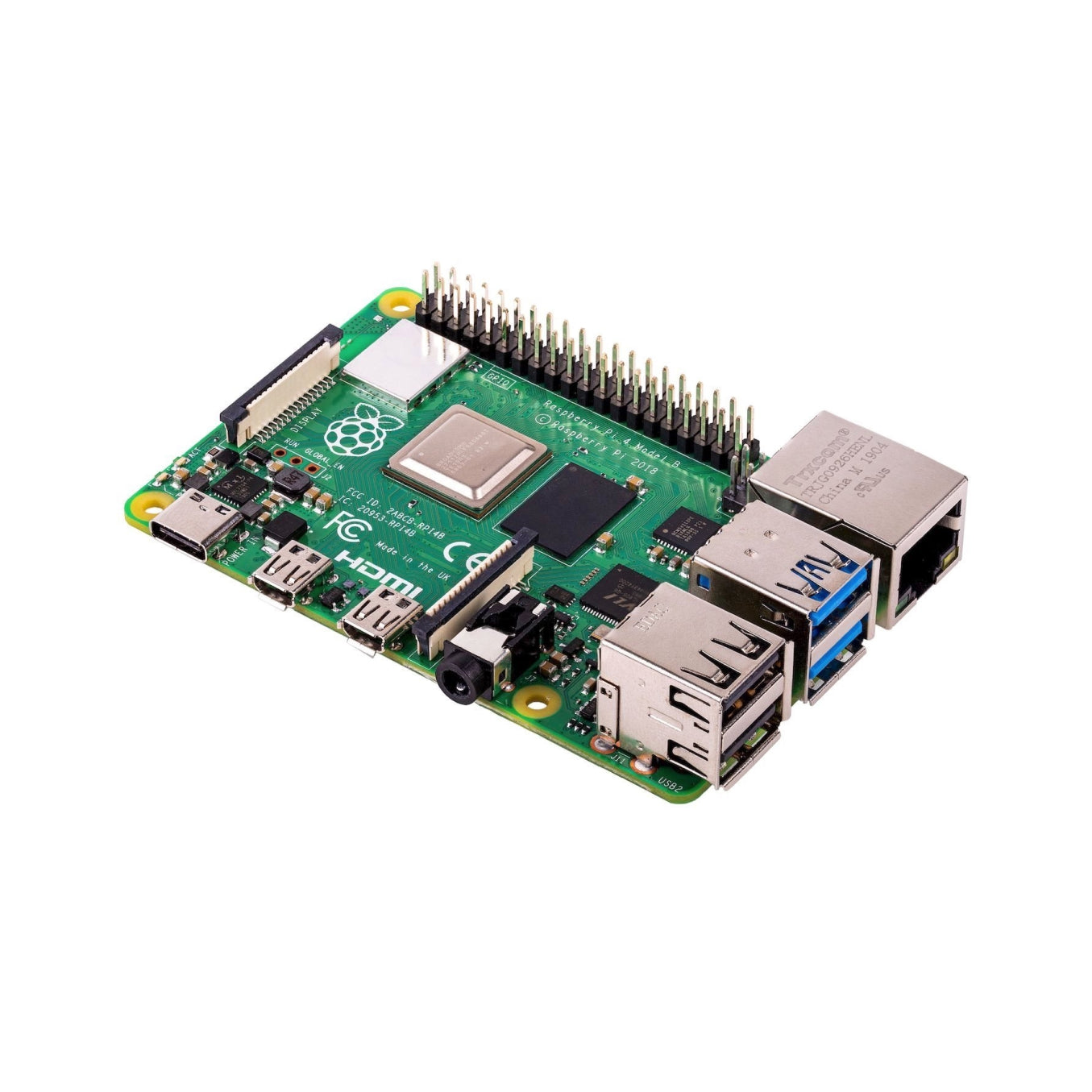 Raspberry Pi 4 Computer Modell B