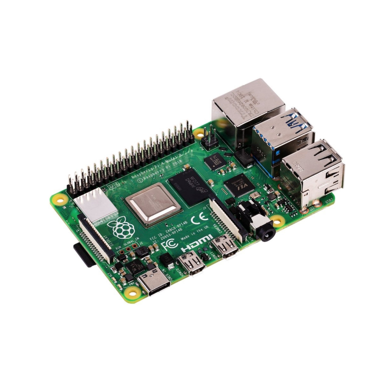 Raspberry Pi 4 Computer Modell B